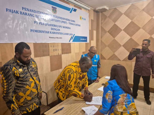 PLN dan Pemkab Lanny Jaya Kolaborasi Tingkatkan Pendapatan Daerah