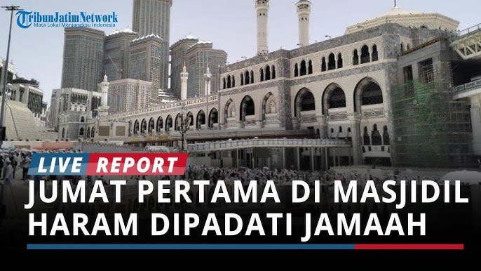 Momen Spesial: Salat Jumat Pertama Jamaah Haji Indonesia di Masjidil Haram