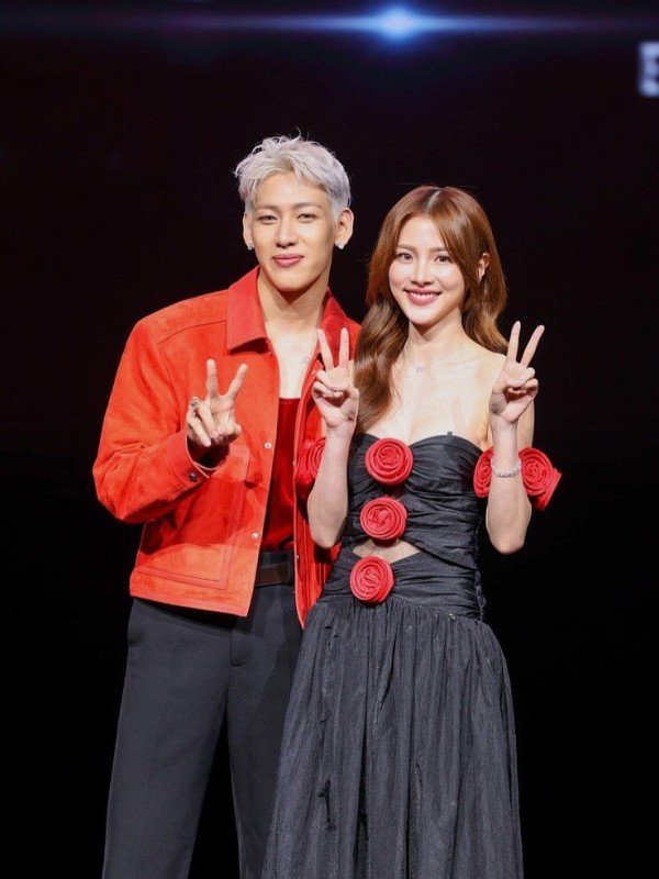 7 Foto Keren Pertemuan BamBam GOT7 dengan Baifern Pimchanok, Netizen Heboh!